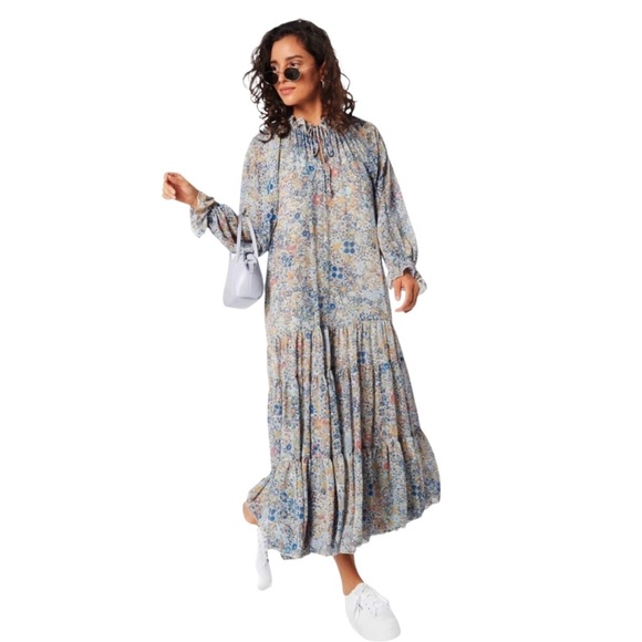 {Free People} Feeling Groovy Maxi Dress - Picture 3 of 8